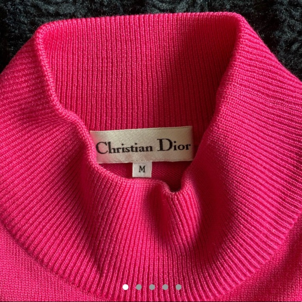 pink dior sweater